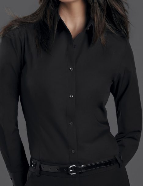 Women's Long Sleeve Poplin Shirt