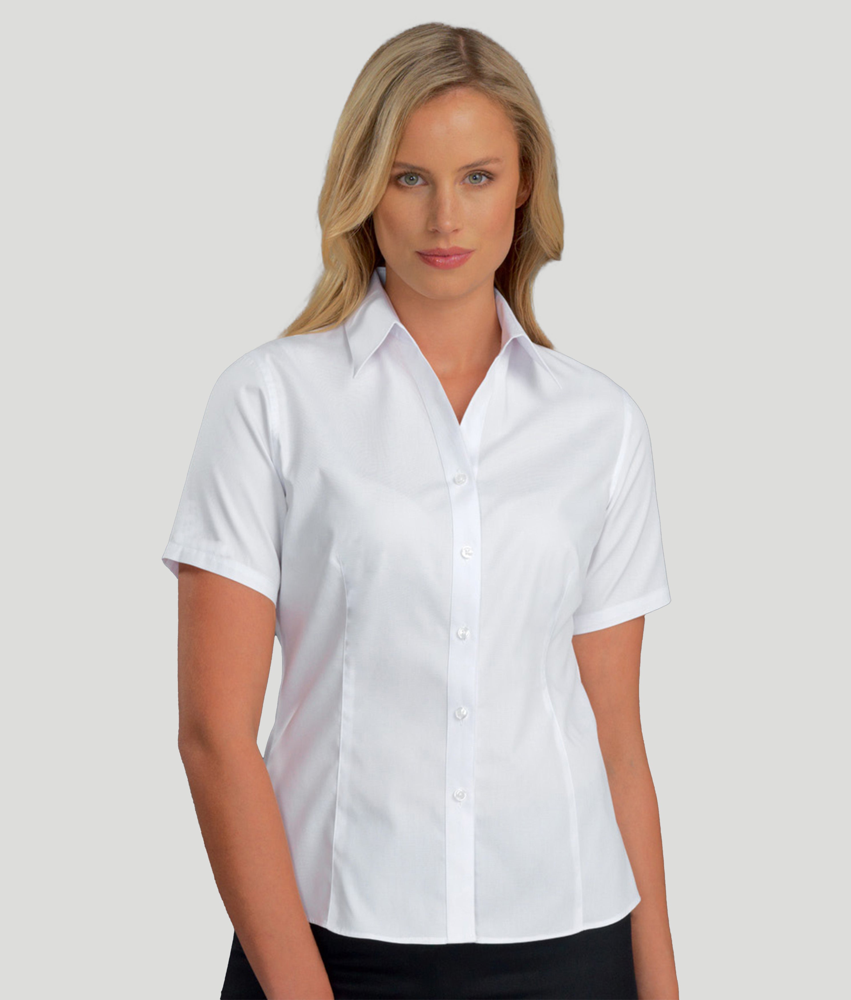 Women's Short Sleeve Poplin Shirt