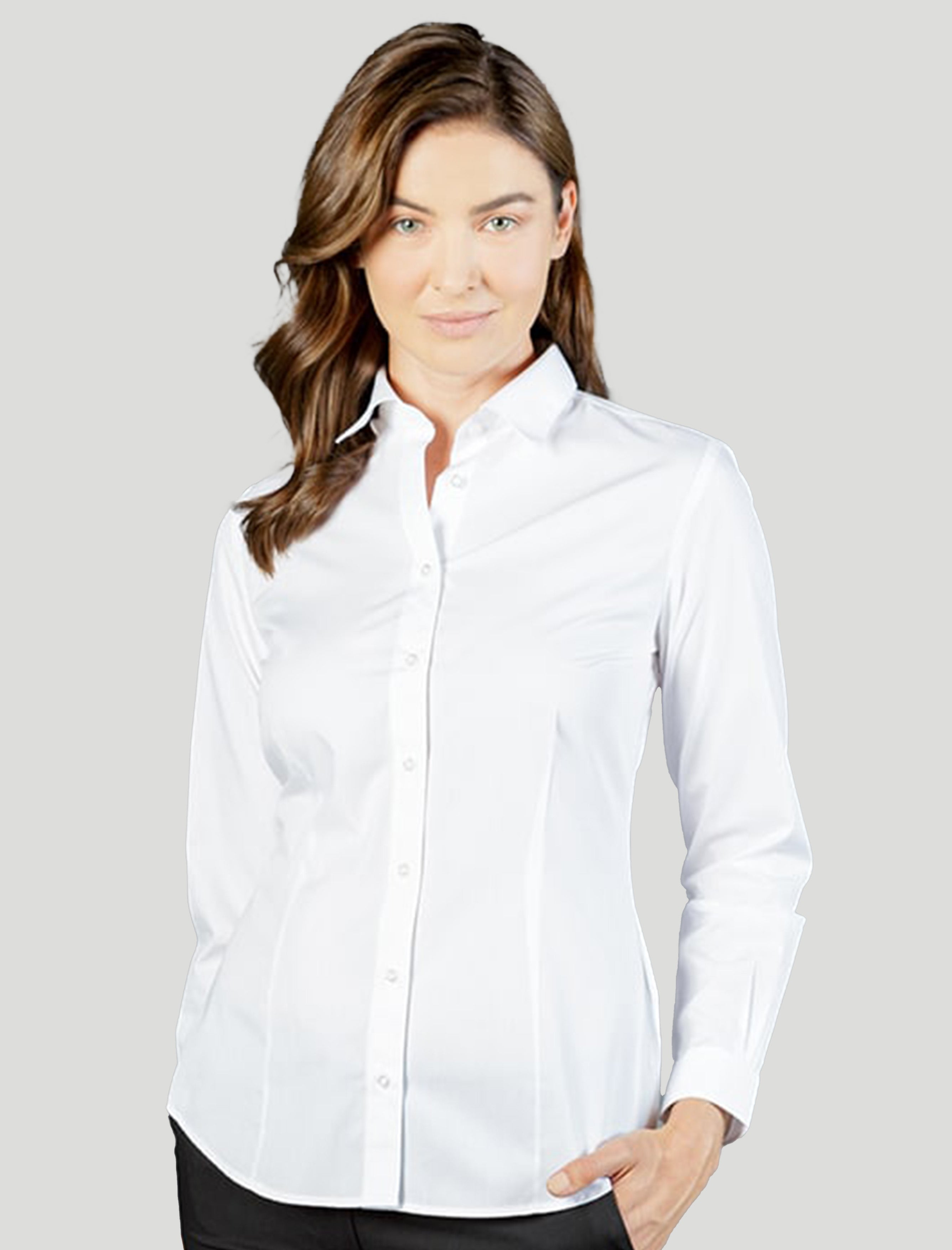 Ladies' Long Sleeved Poplin Shirt