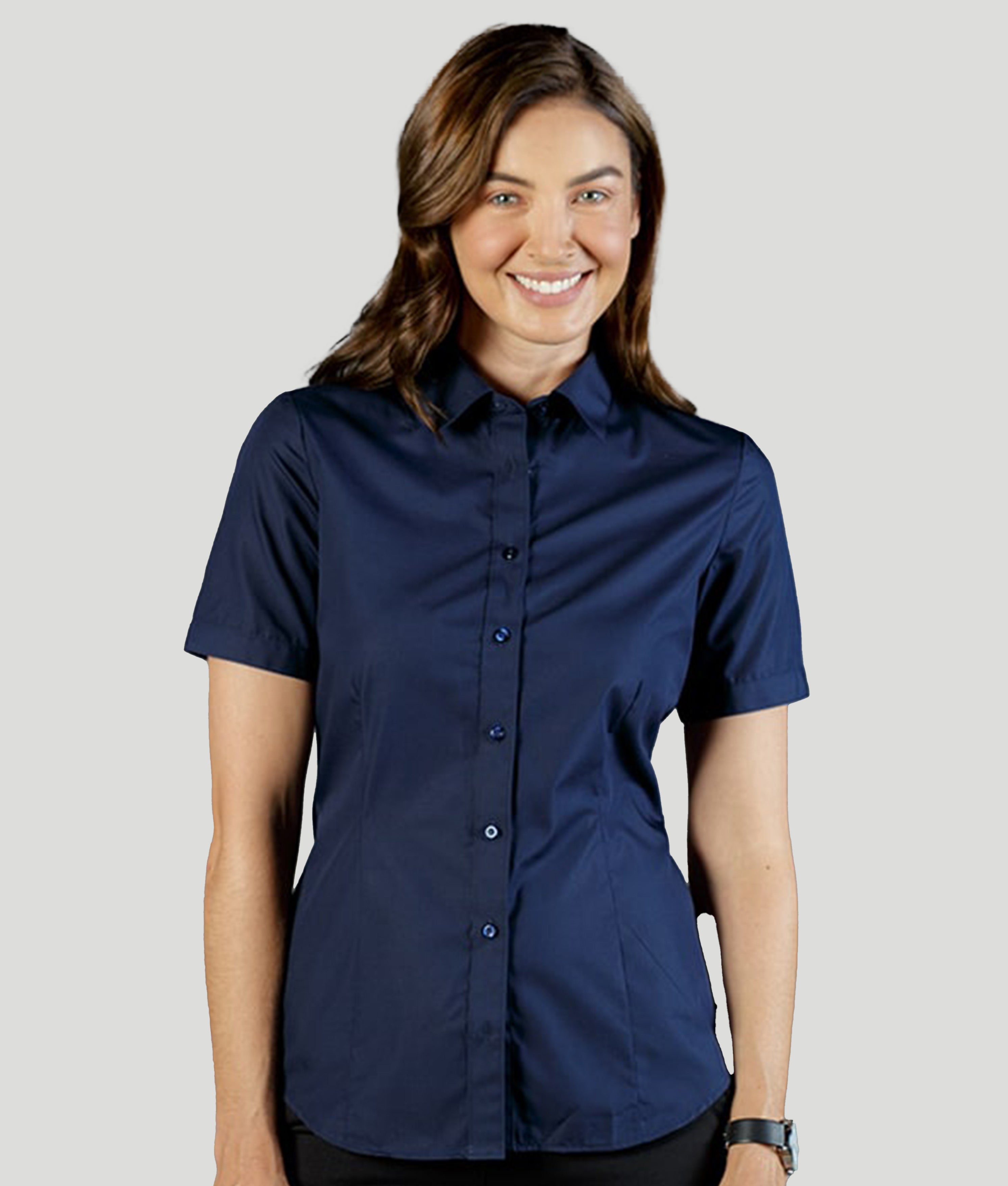 Ladies' Short Sleeve Poplin Shirt