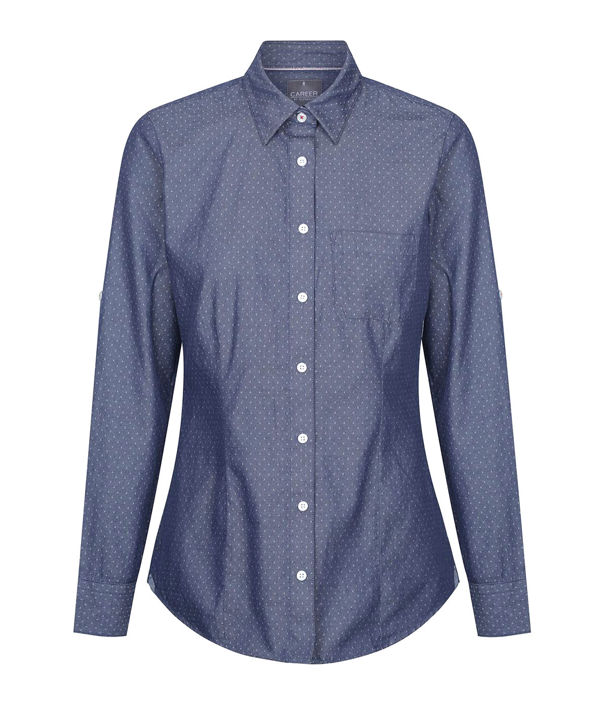 Women's Dobby Denim Long Sleeve Shirt