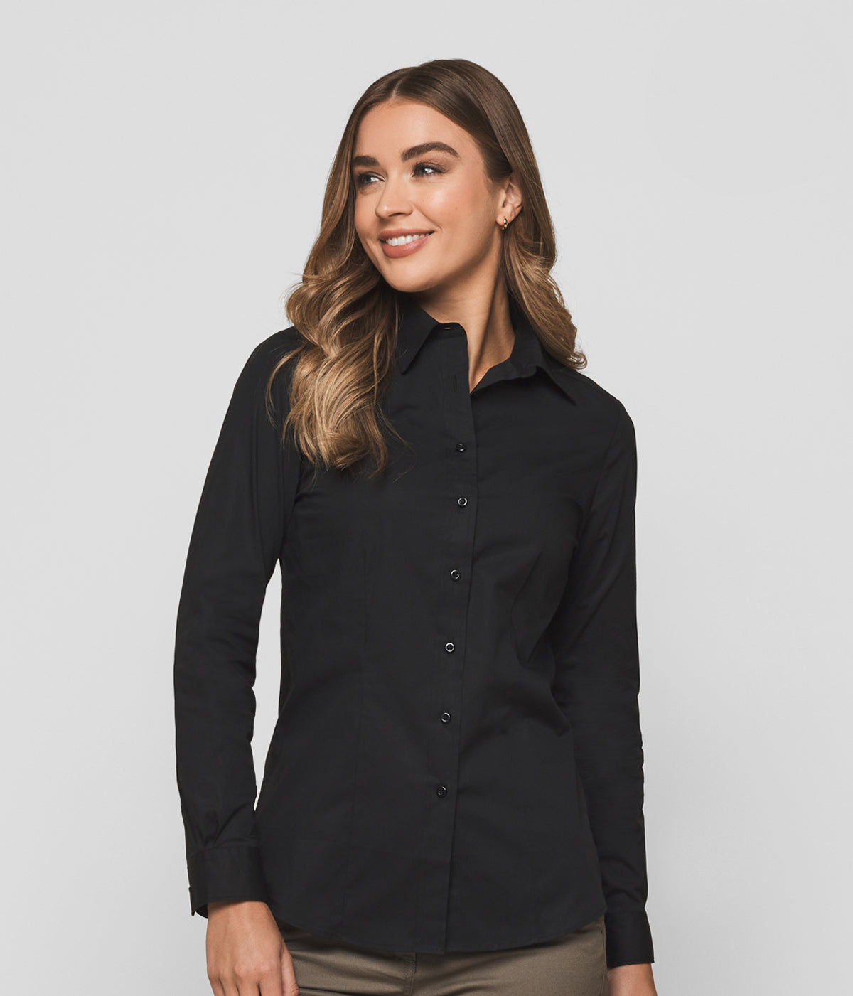 Women's Olsen Cotton Long Sleeve Stretch Shirt