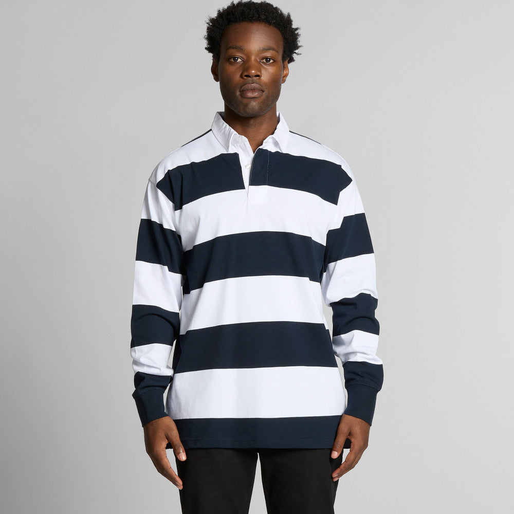 Men's Long Sleeve Rugby Striped Jersey