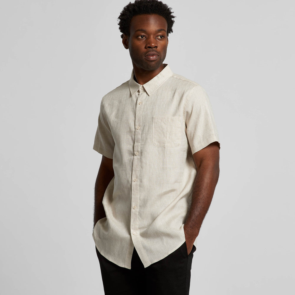 Men's Linen Short Sleeve Shirt