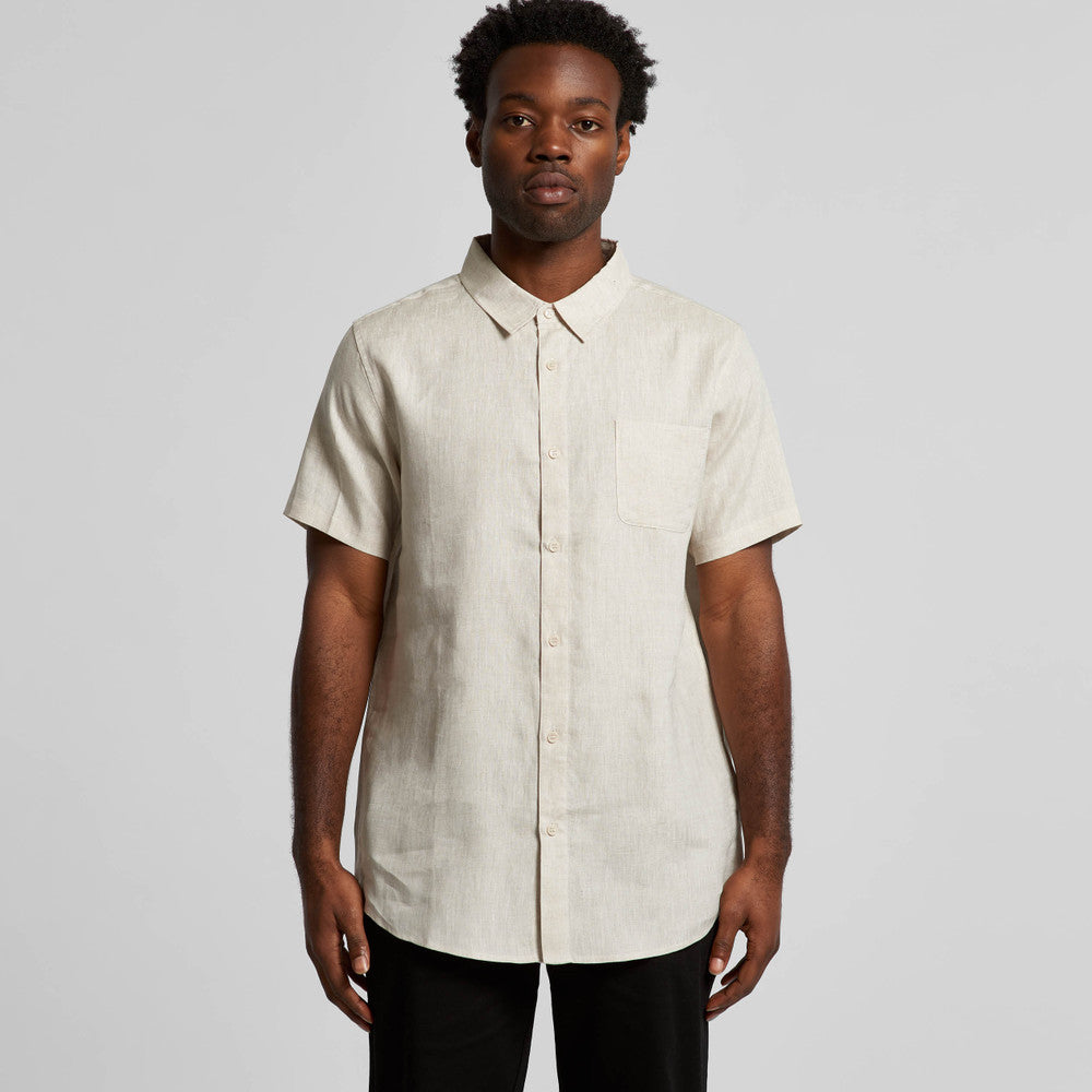 Men's Linen Short Sleeve Shirt