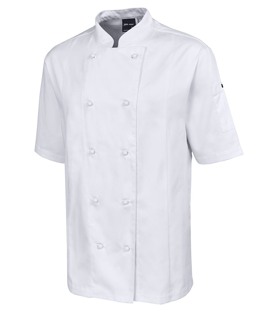 Unisex Short Sleeve Vented Chef's Jacket