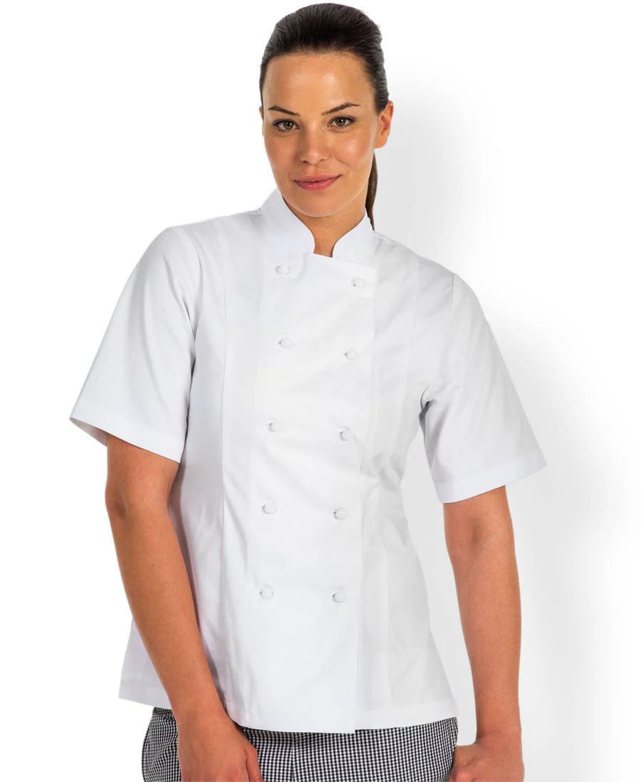 Ladies' Short Sleeve Chef's Jacket
