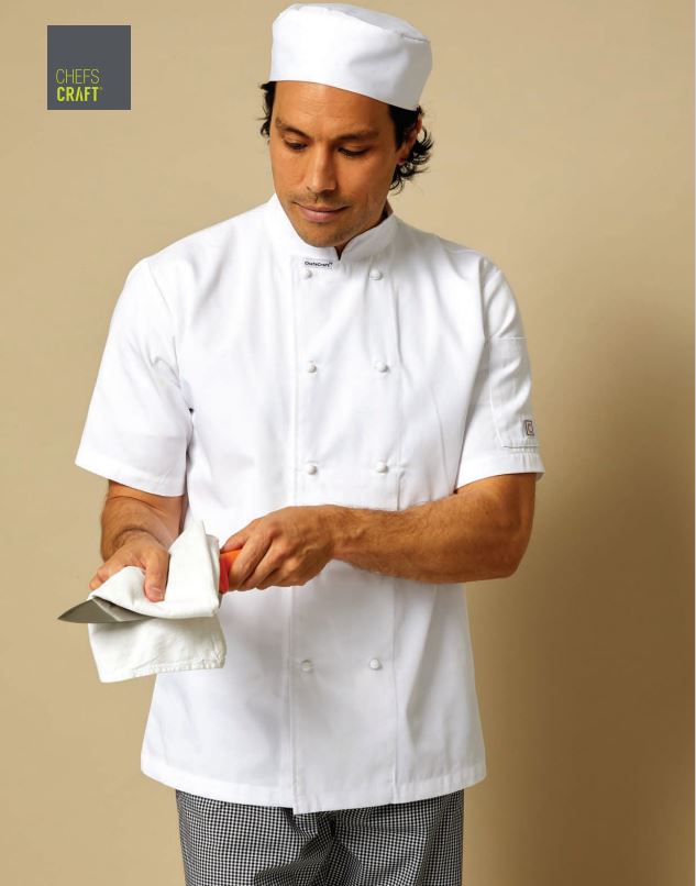 Classic Short Sleeve Chef Jacket