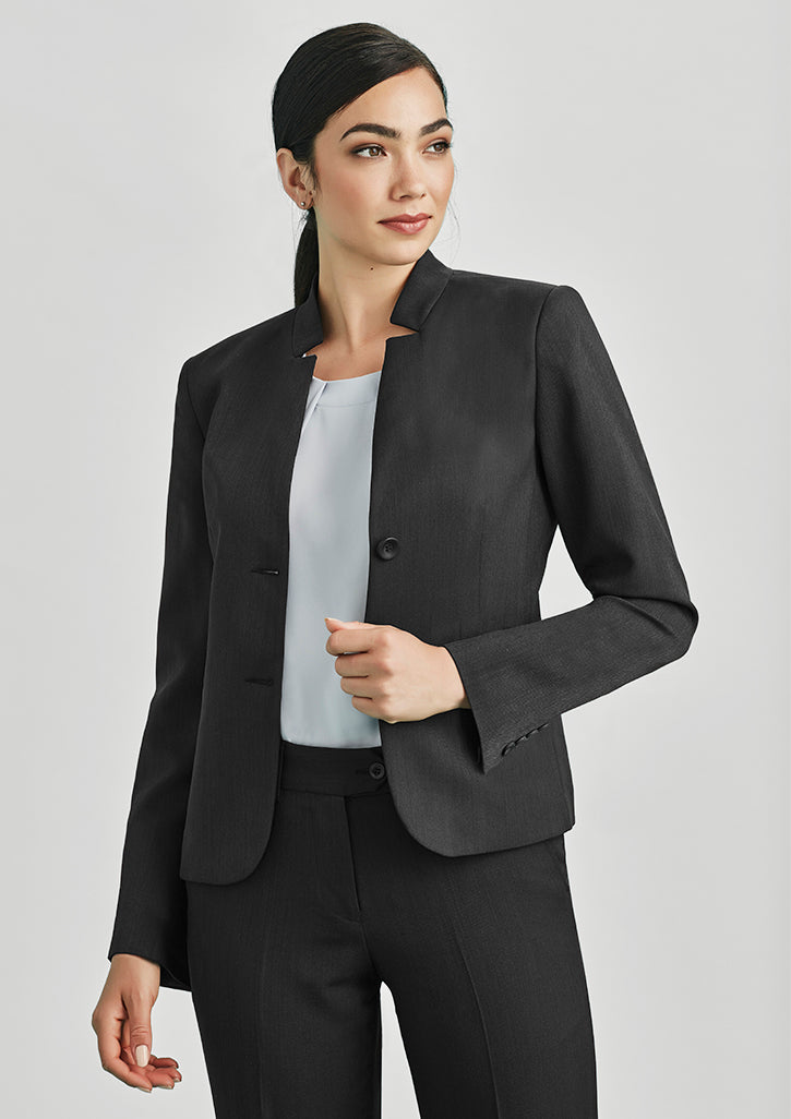 Women's Cool Stretch Short Jacket with Reverse Lapel
