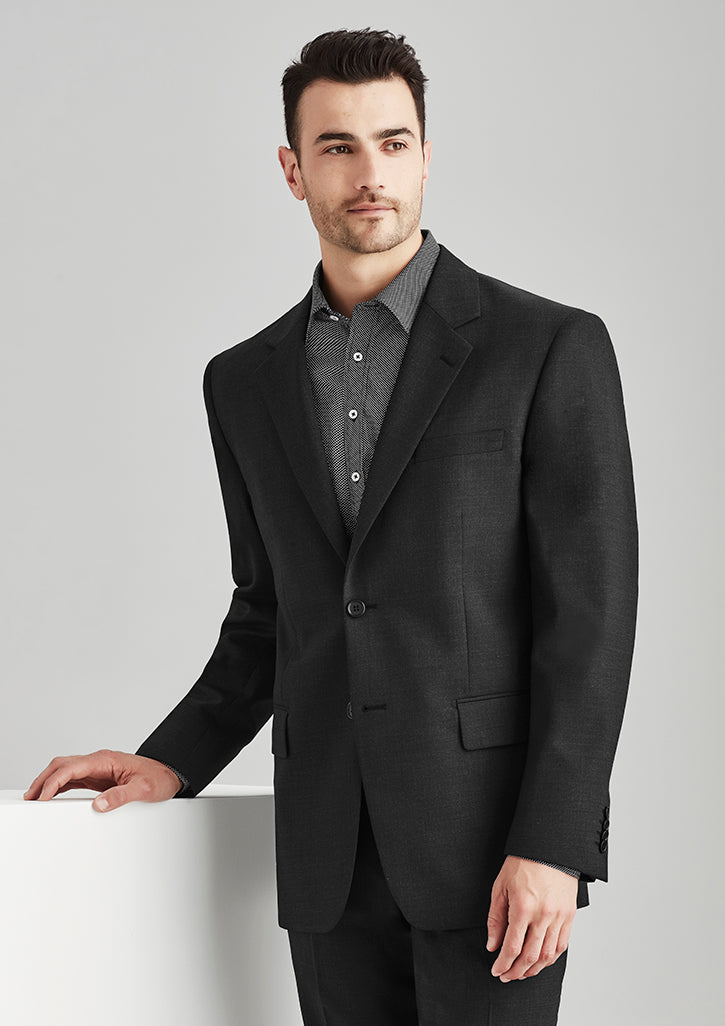 Men's Comfort Wool Stretch 2 Button Classic Jacket