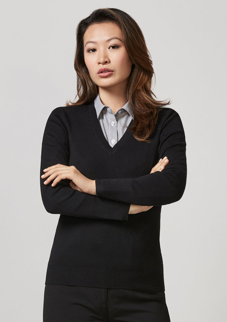 Women's V-Neck Knit Pullover
