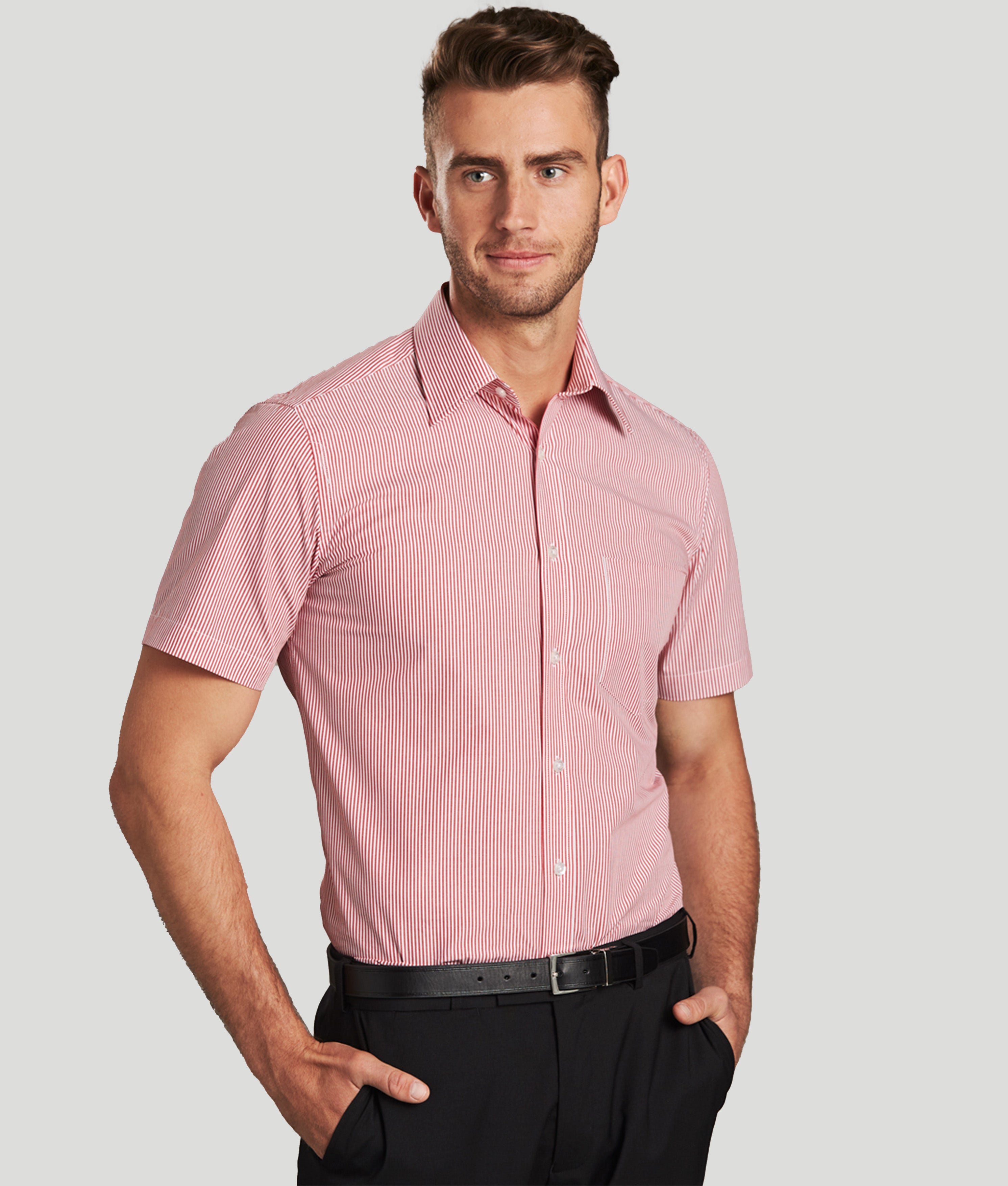 Men's Balance Stripe Short Sleeve Shirt