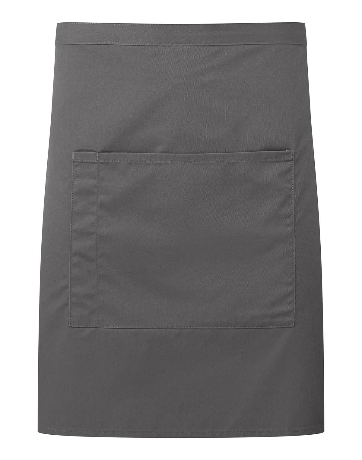 Colorblock Apron Colours Collection Mid Length Pocket Apron