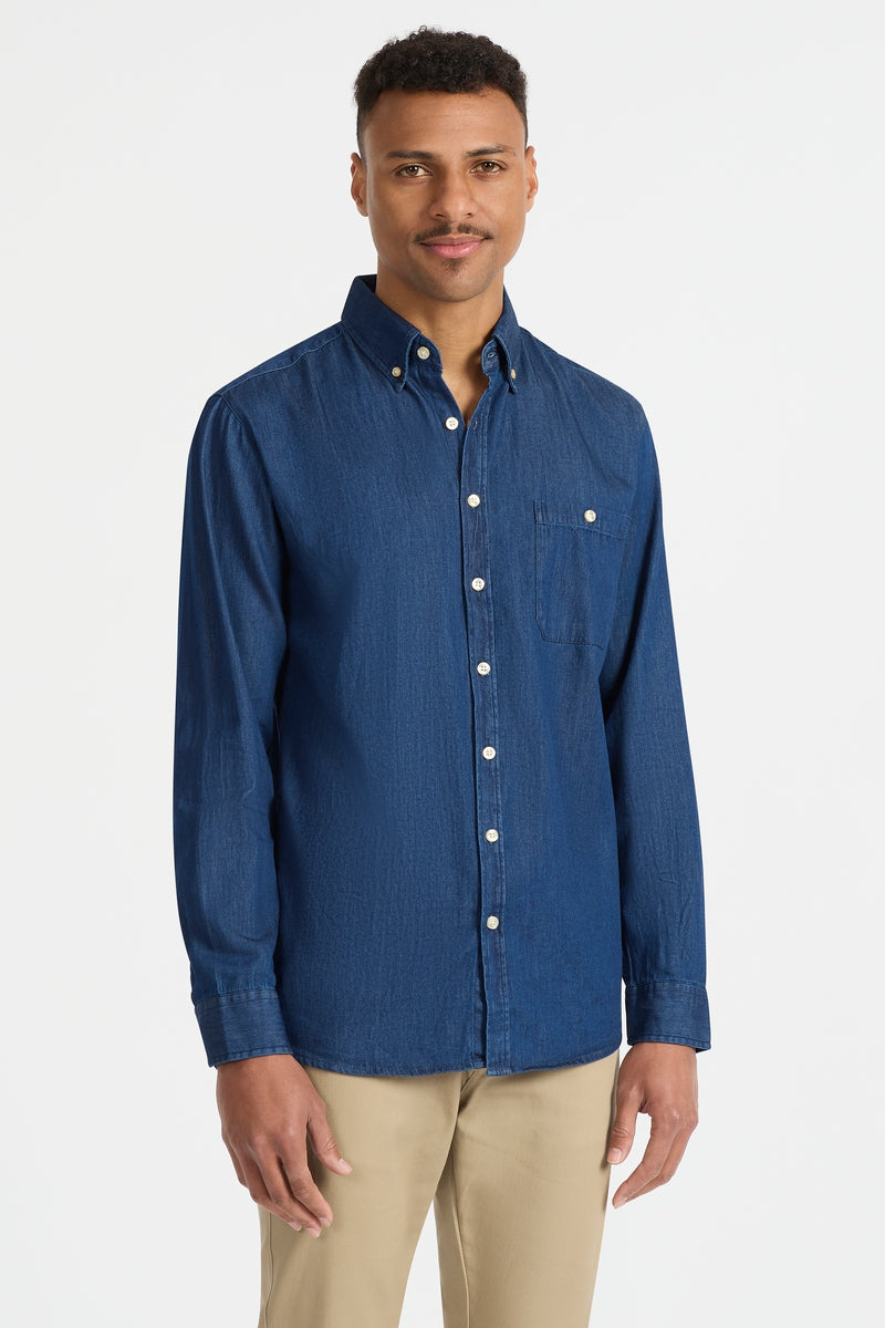 Men’s Dylan Denim Long Sleeve Shirt