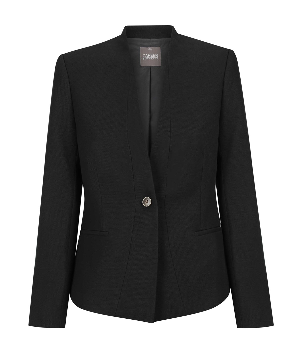 Womens Bronte Textured Collarless Jacket