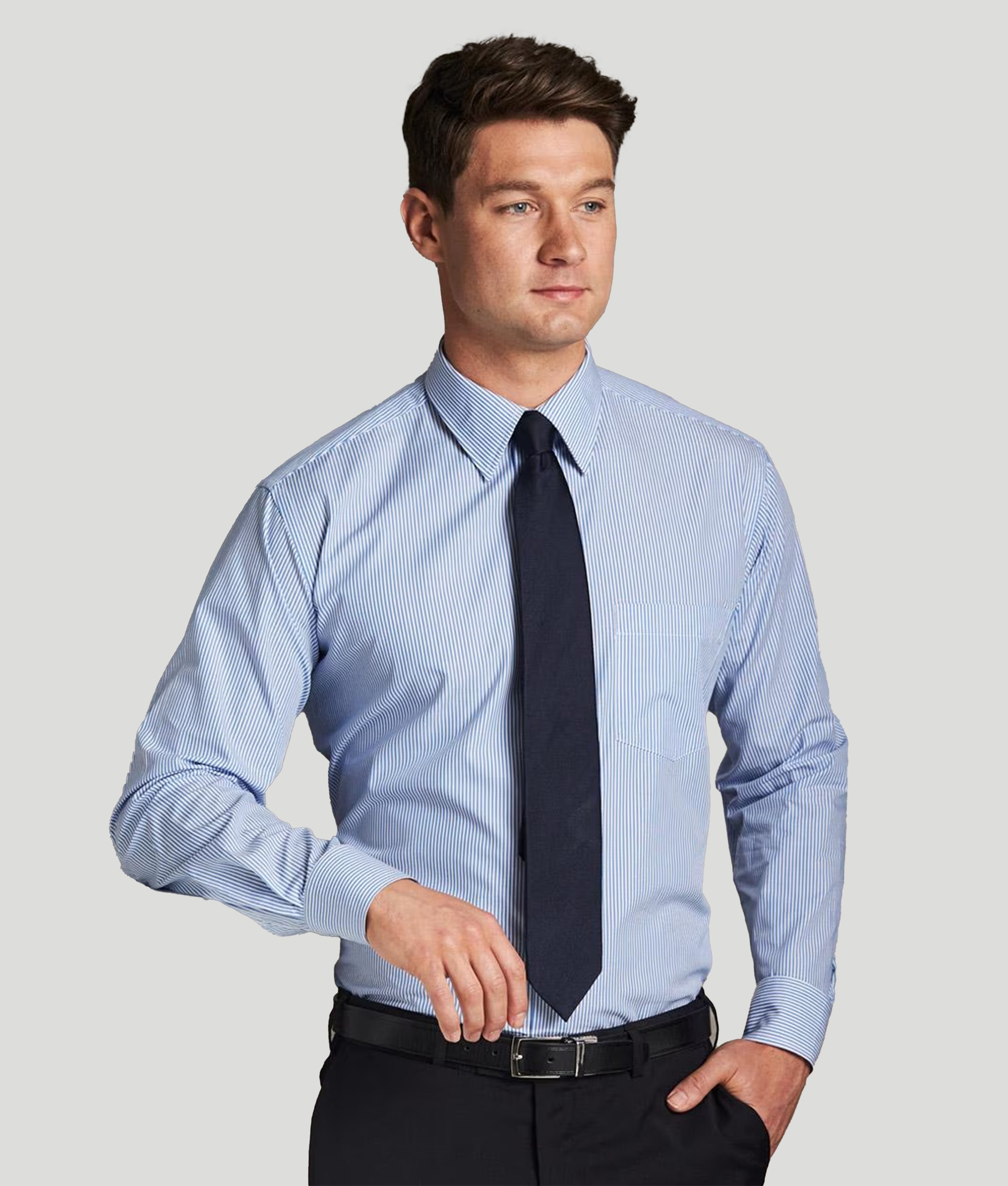 Men's Balance Stripe Long Sleeve Shirt