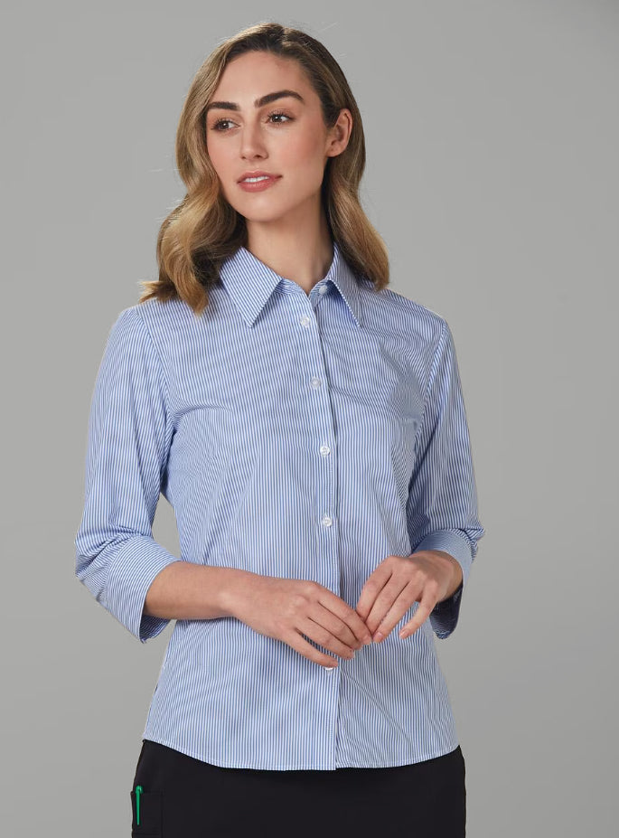 Women's Balance Stripe 3/4 Sleeve Shirt
