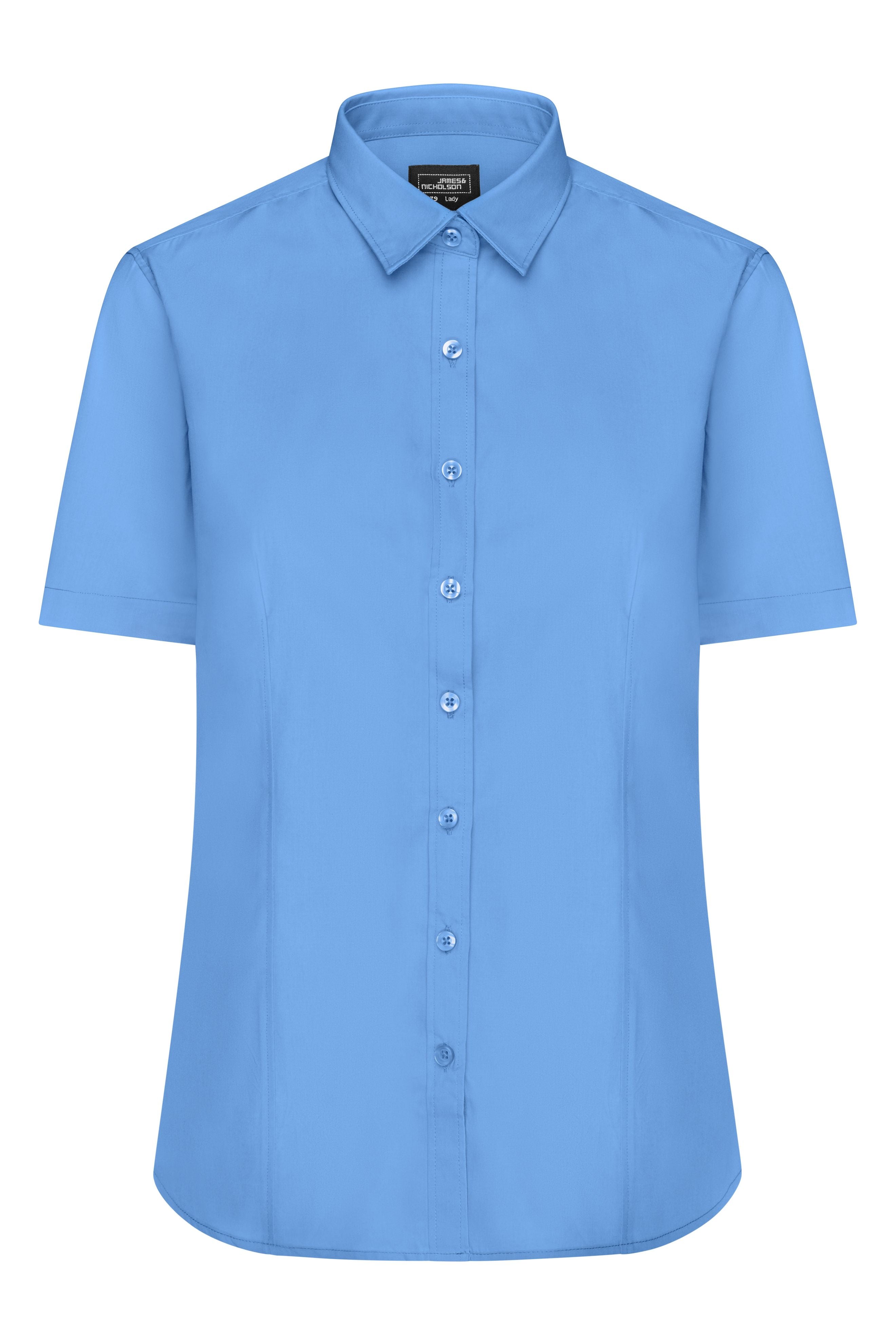 Ladies' Short Sleeve Poplin Shirt