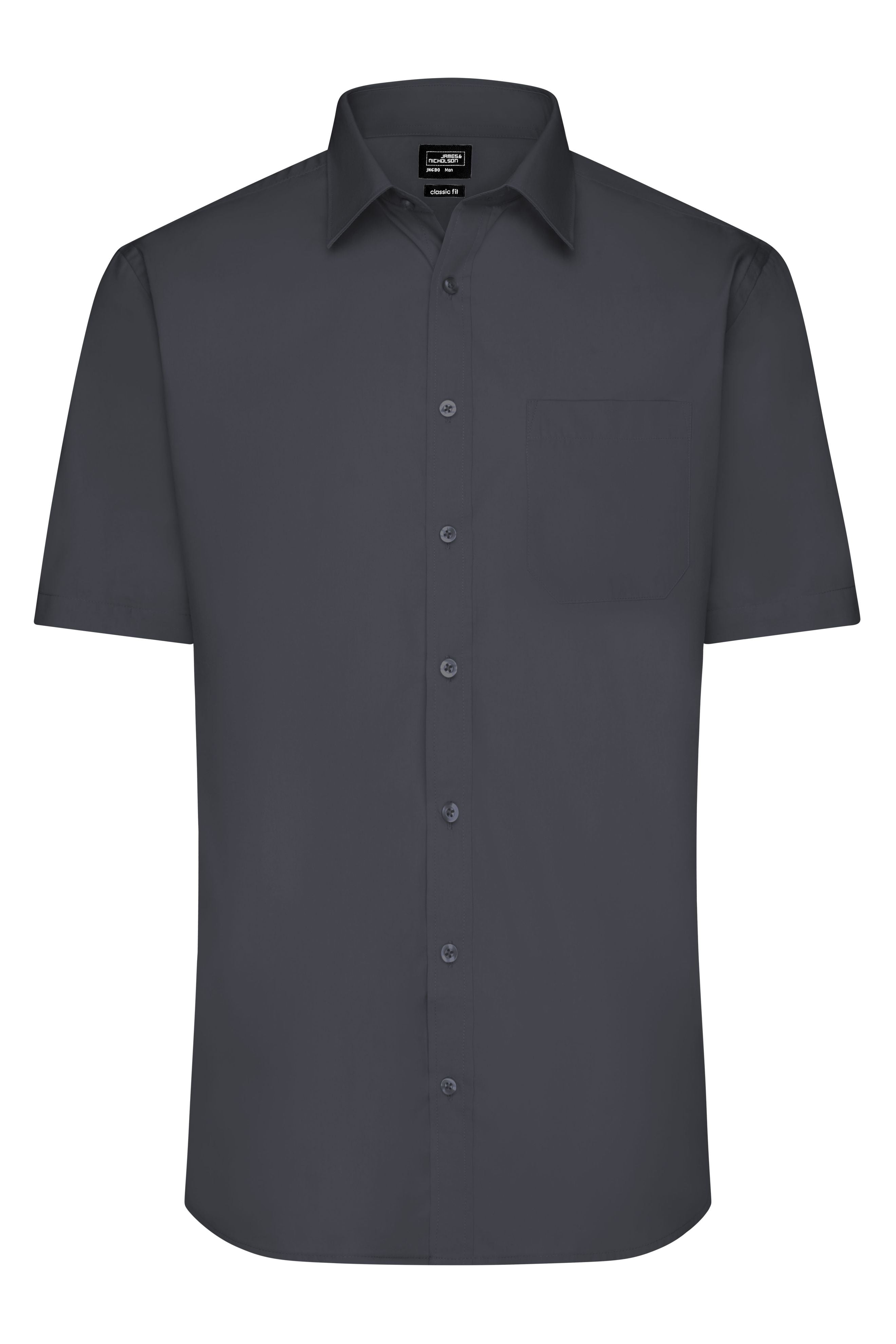 Men's Short Sleeved Poplin Shirt