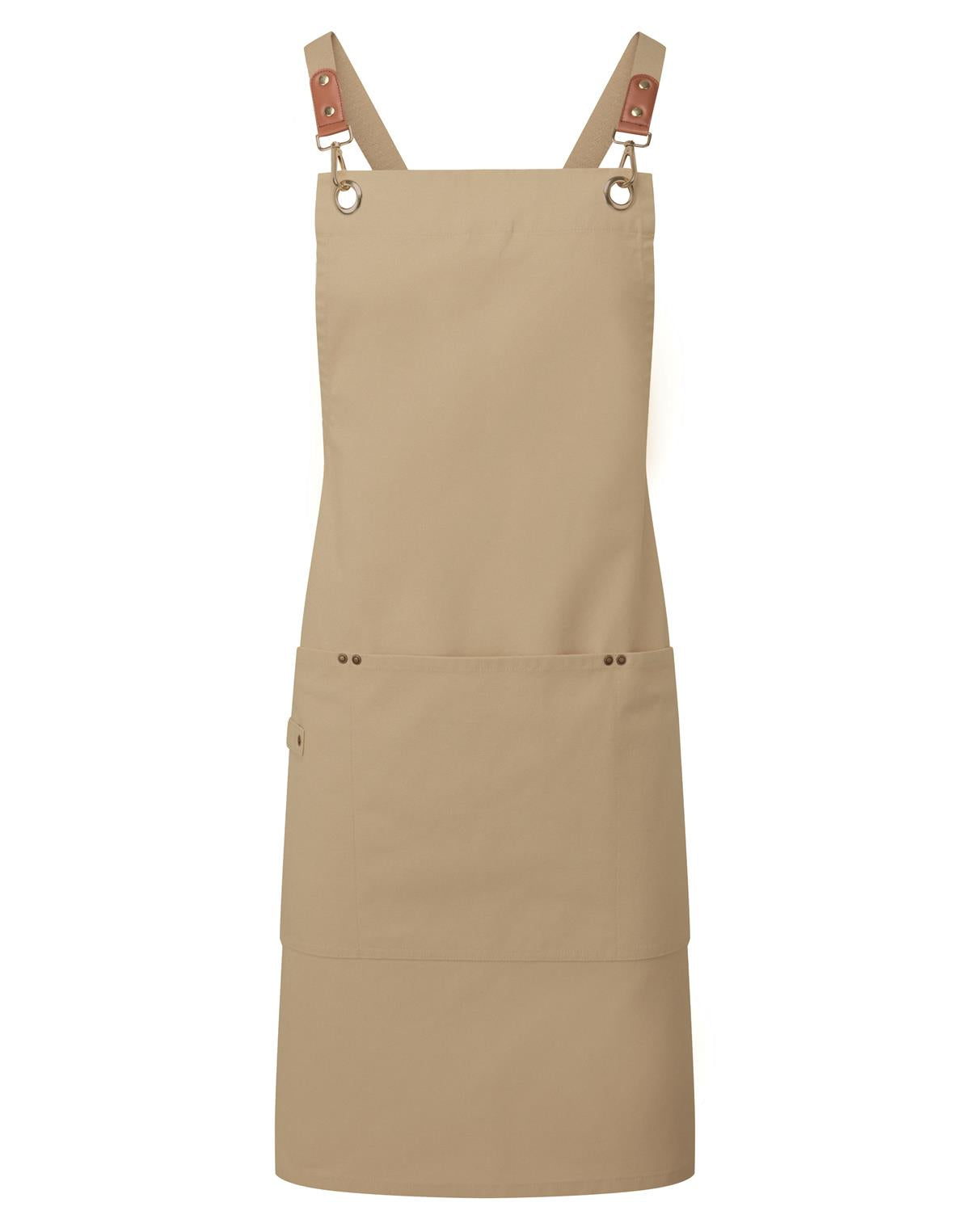 Clip & Clasp Cross Back Bib Apron