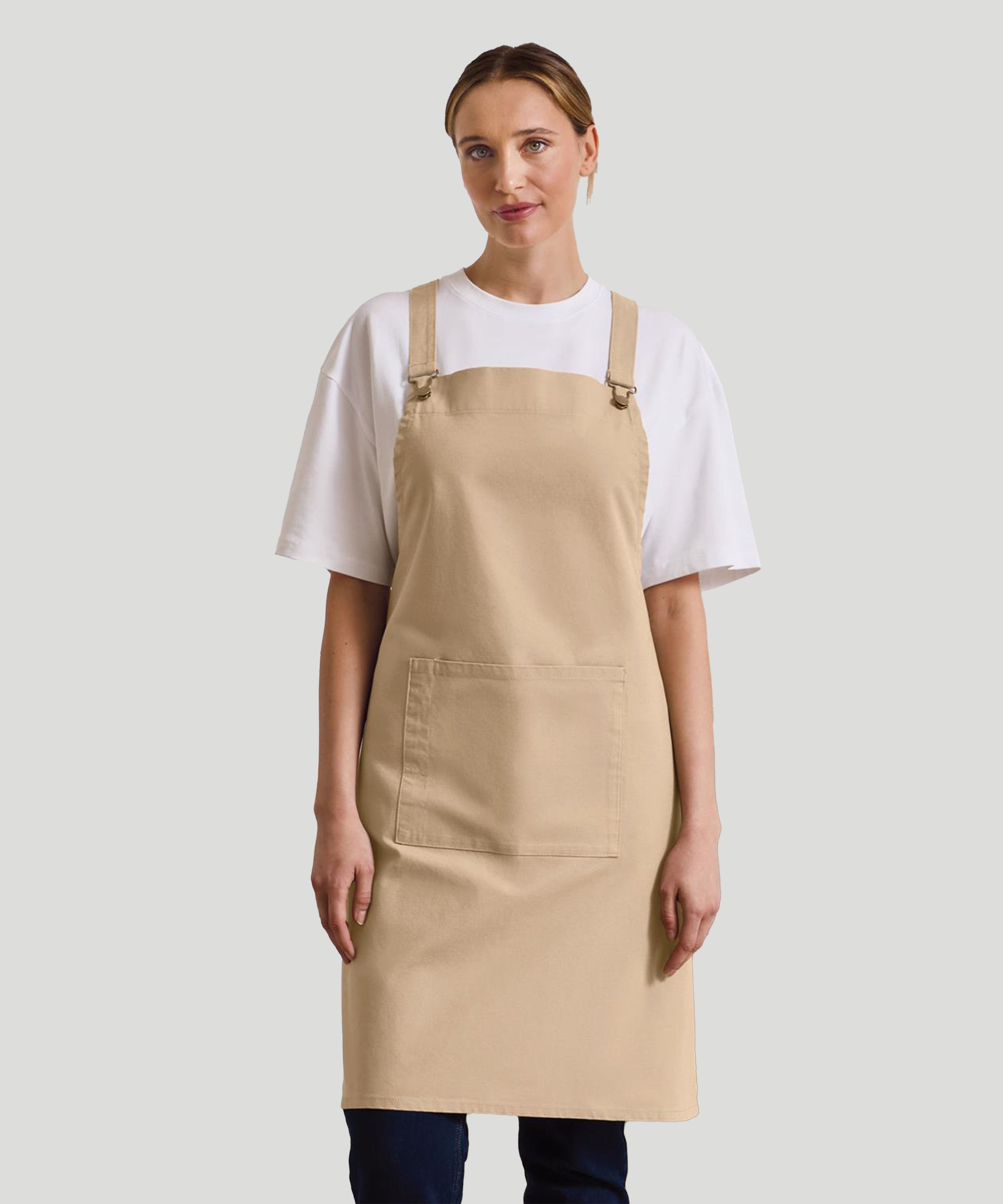 Cross Back Barista Bib Apron