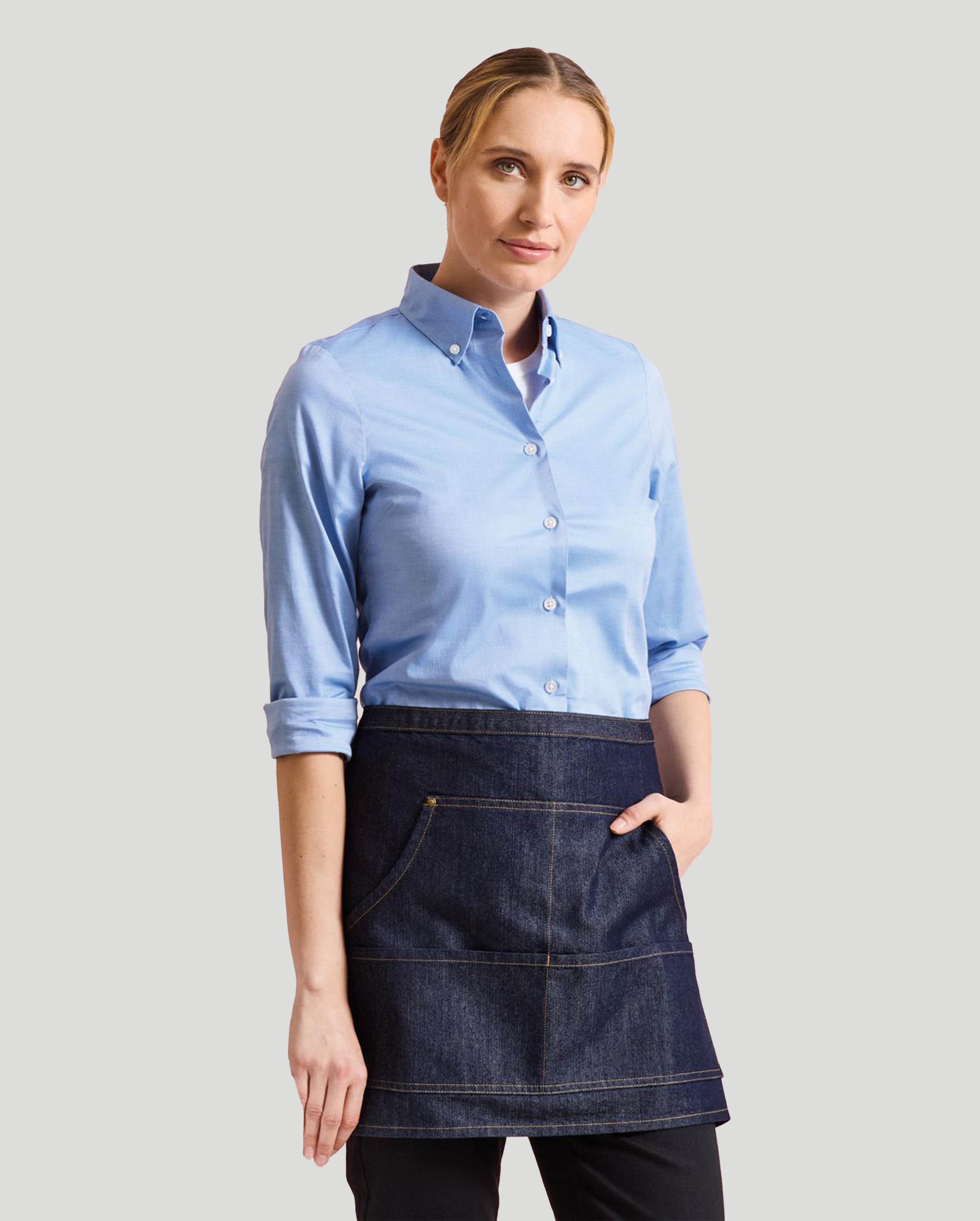 Jeans Stitch Denim Waist Apron