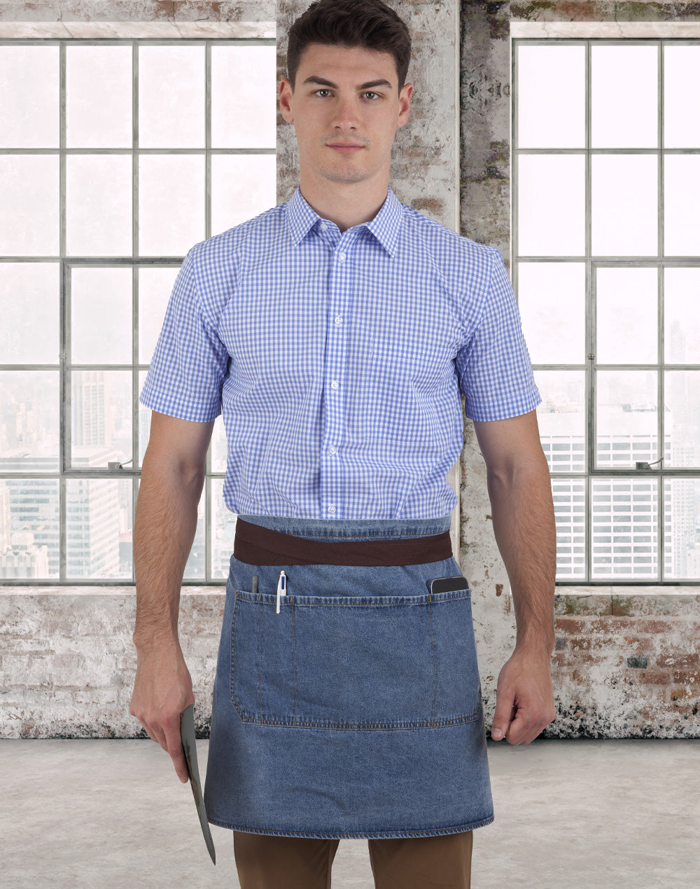 East Village Half Denim Apron