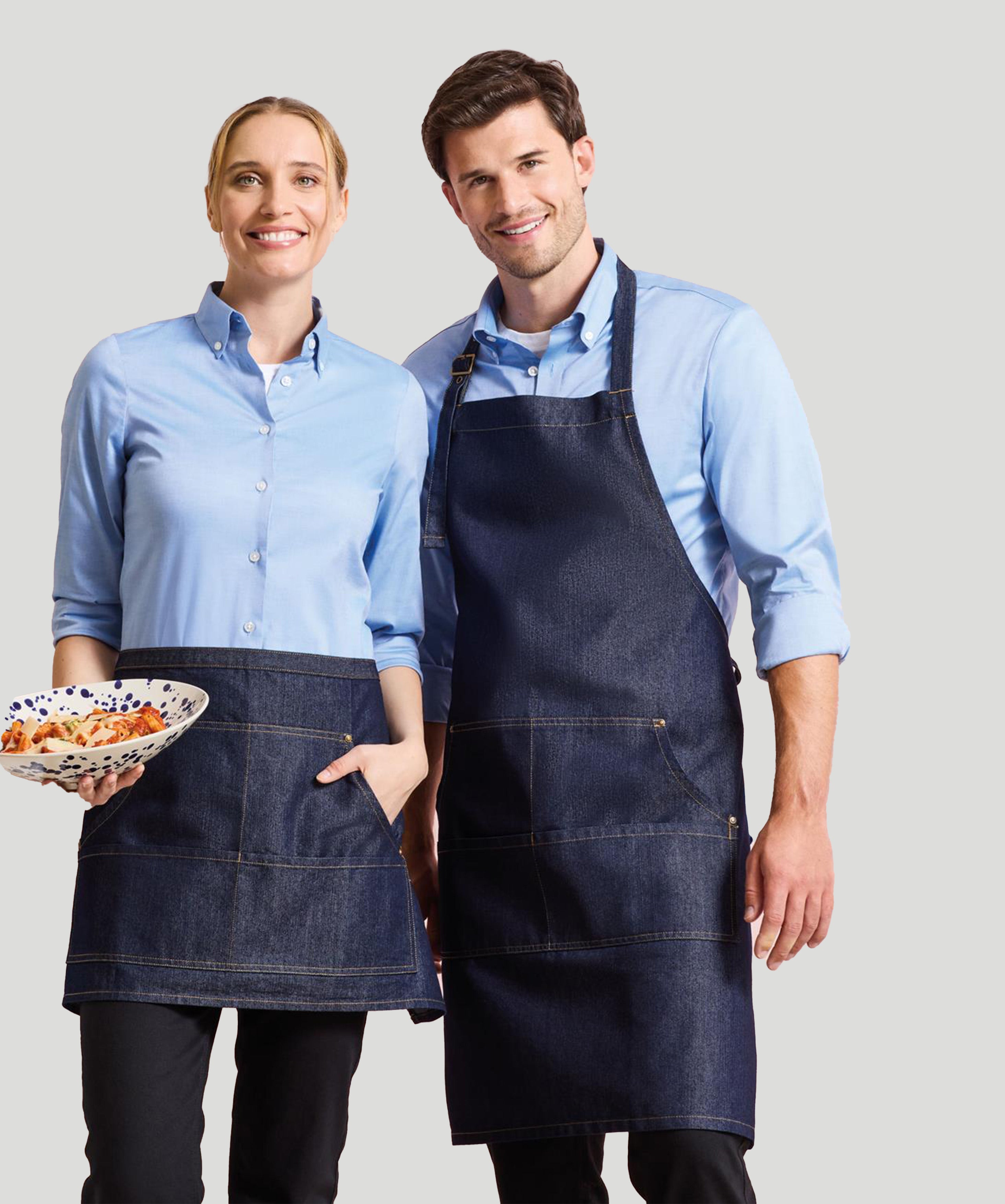 Jeans Stitch Denim Waist Apron