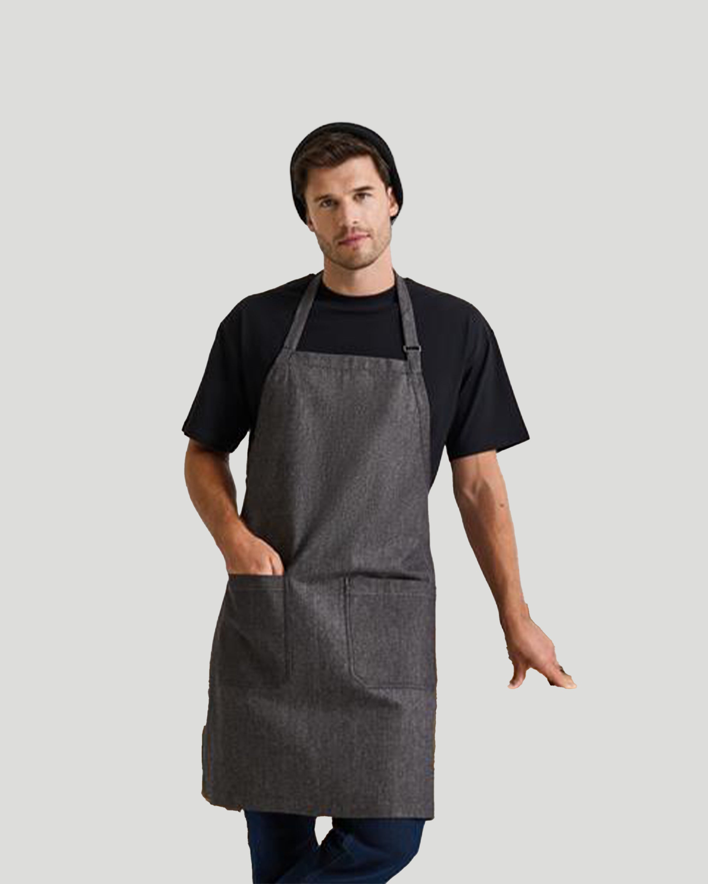 Cotton Denim Bib Apron