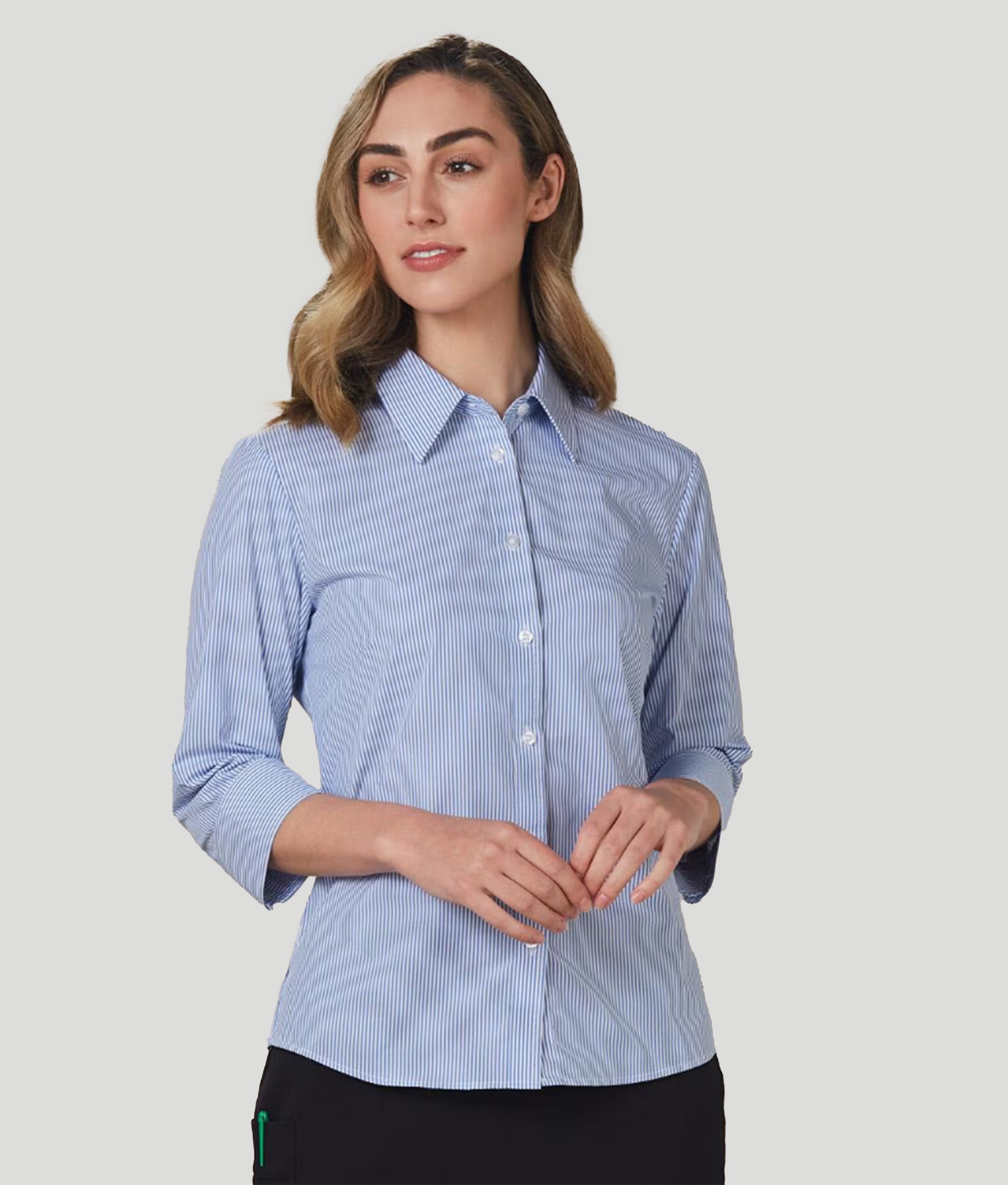 Women's Balance Stripe 3/4 Sleeve Shirt