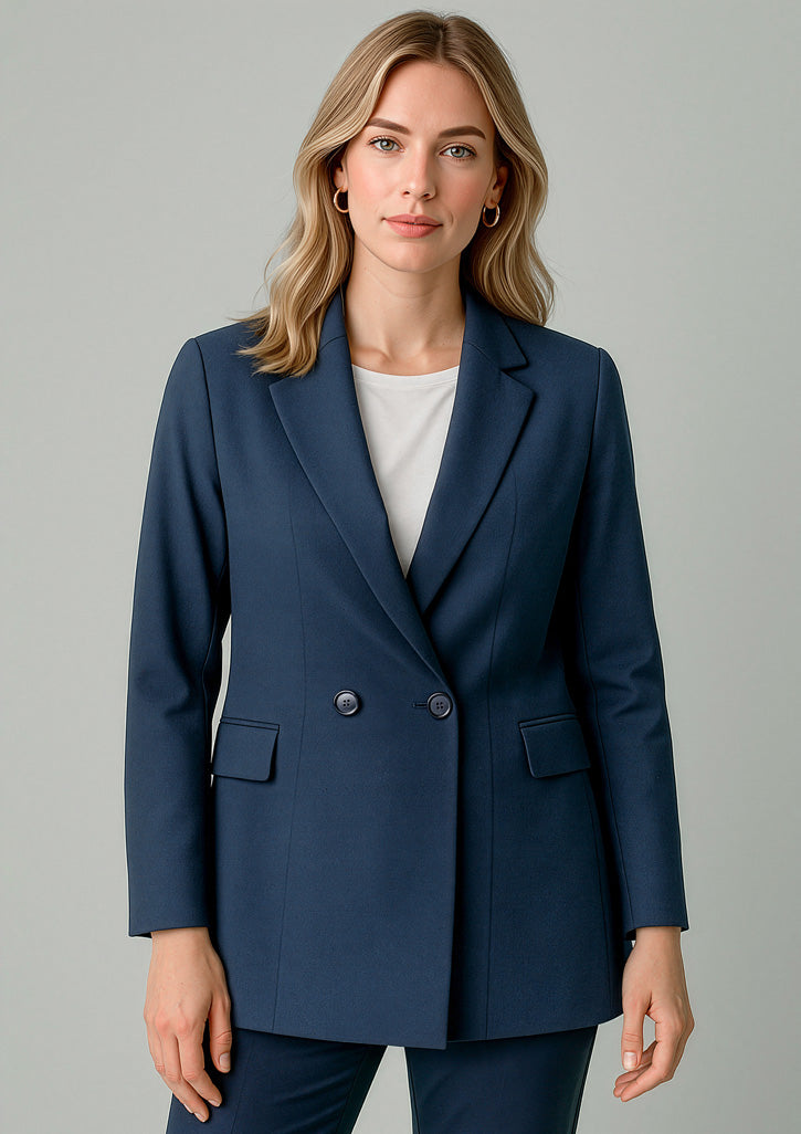 Womens Renew Double Breasted Longline Jacket