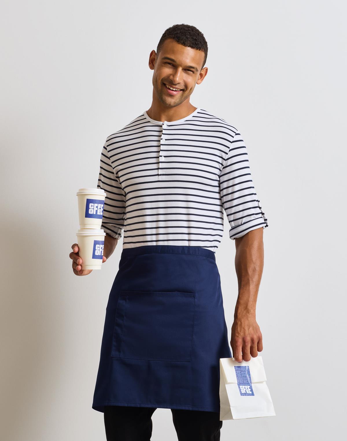 Colours Collection Mid Length Pocket Apron