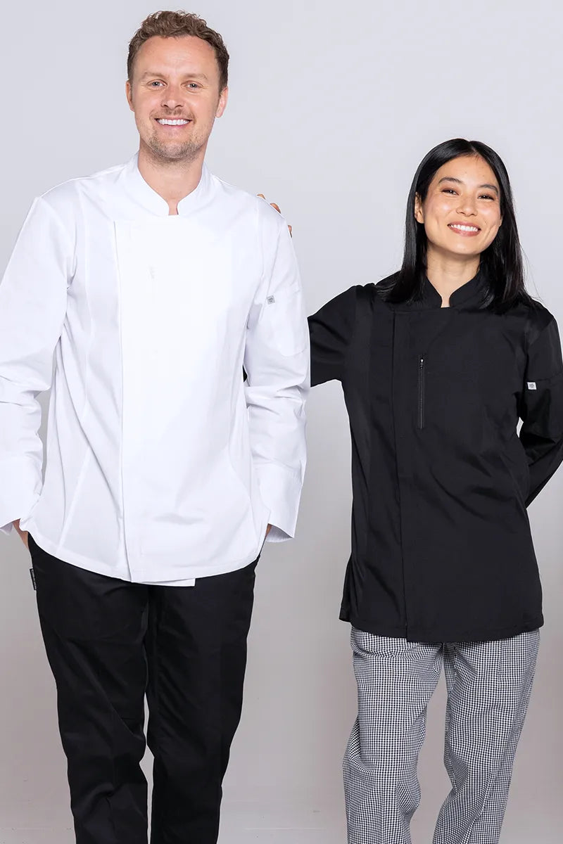 Alex Zipper Long Sleeve Chef Jacket