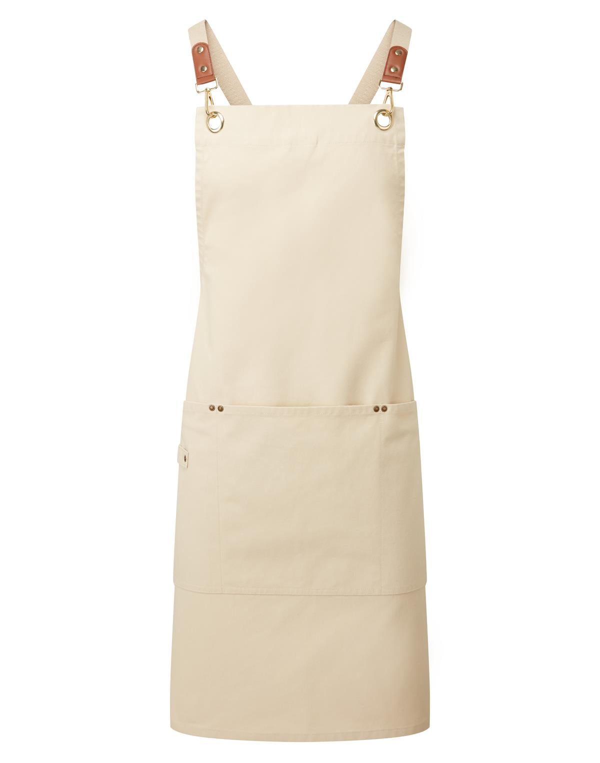 Clip & Clasp Cross Back Bib Apron