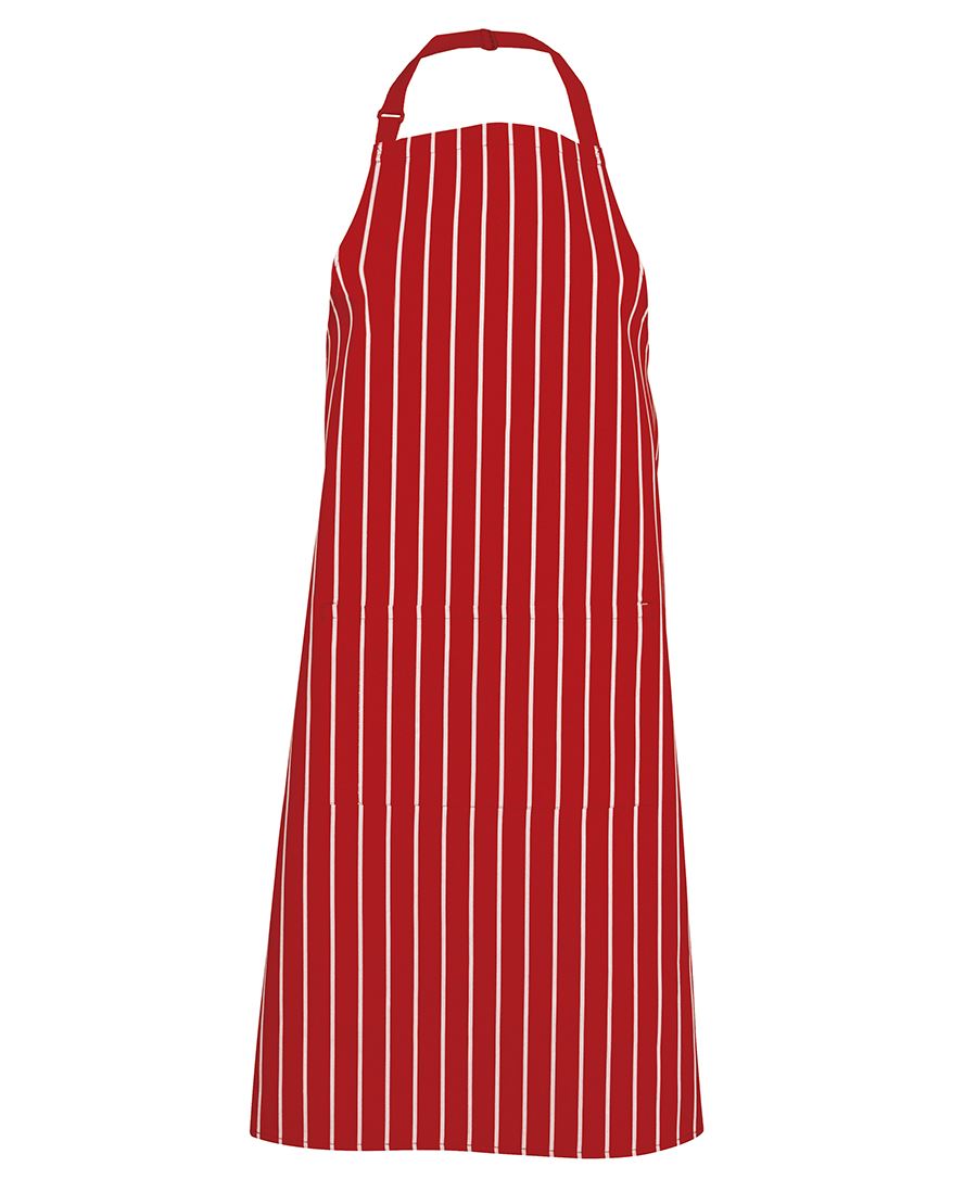 Striped Apron With Pocket