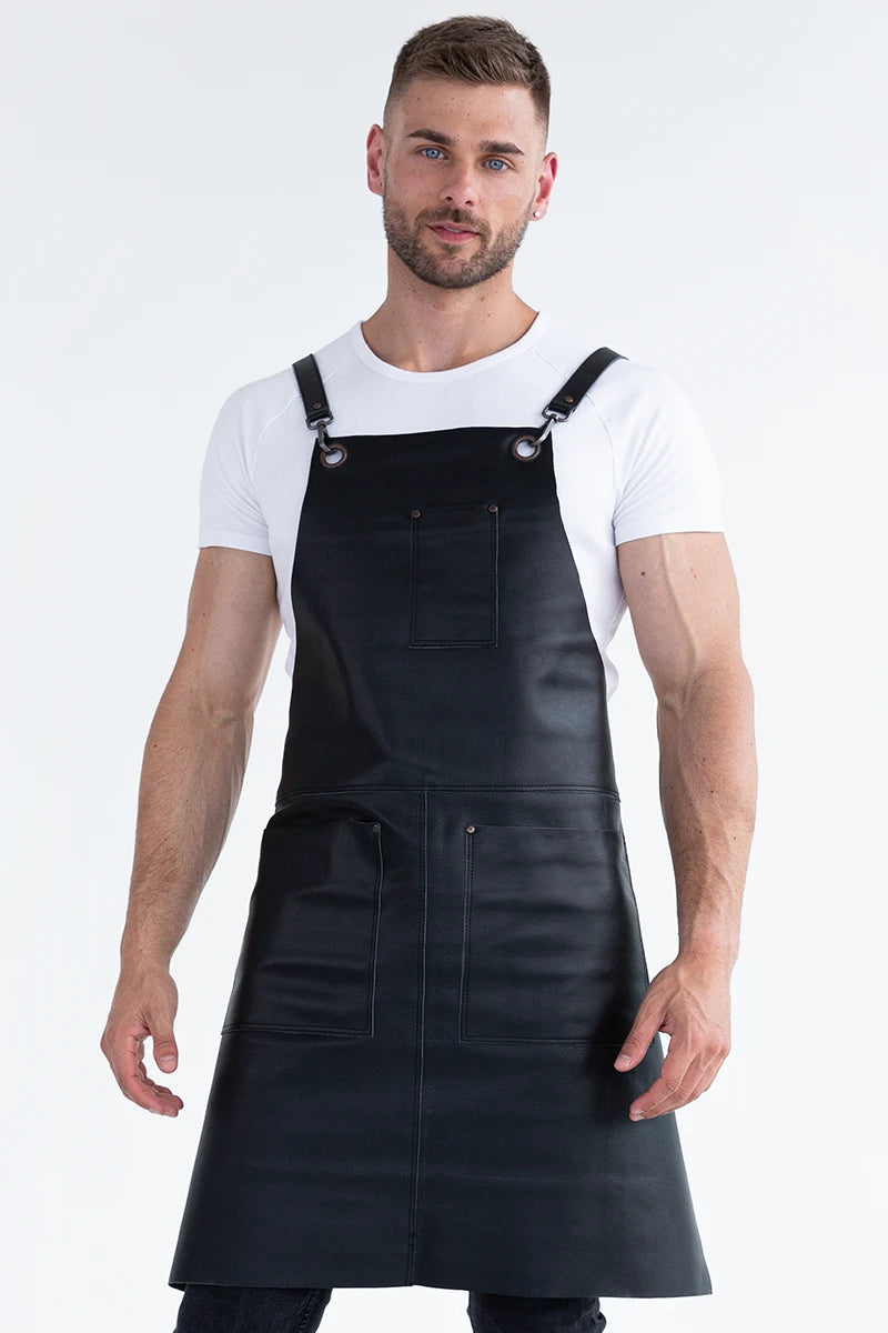 Riley Select Genuine Leather Bib Apron