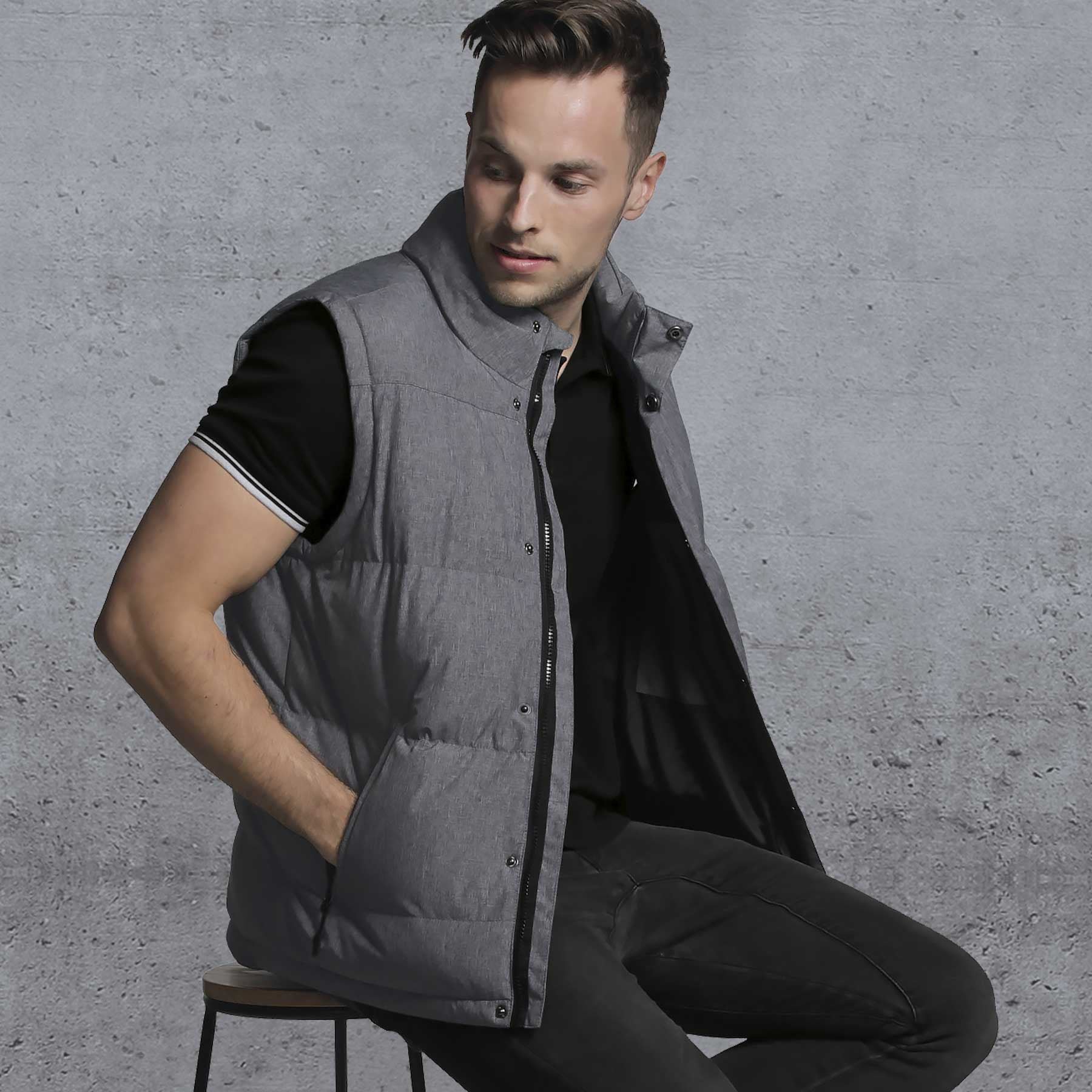 Men's Basin Puffa Vest
