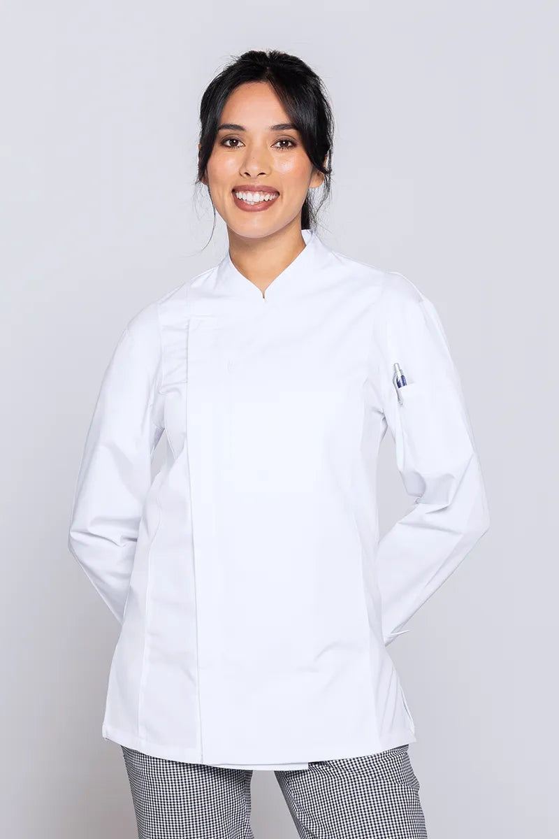 Alex Zipper Long Sleeve Chef Jacket